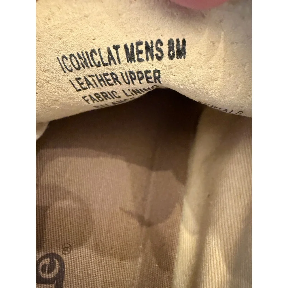 Simple Shoes Iconiclat Mens 8M Tan Suede Leather Oxford Derby Casual Shoes